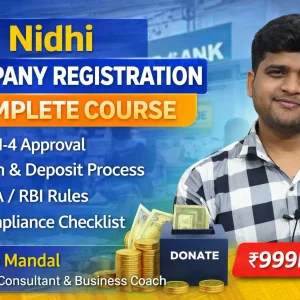 Nidhi Company Registration Master Class