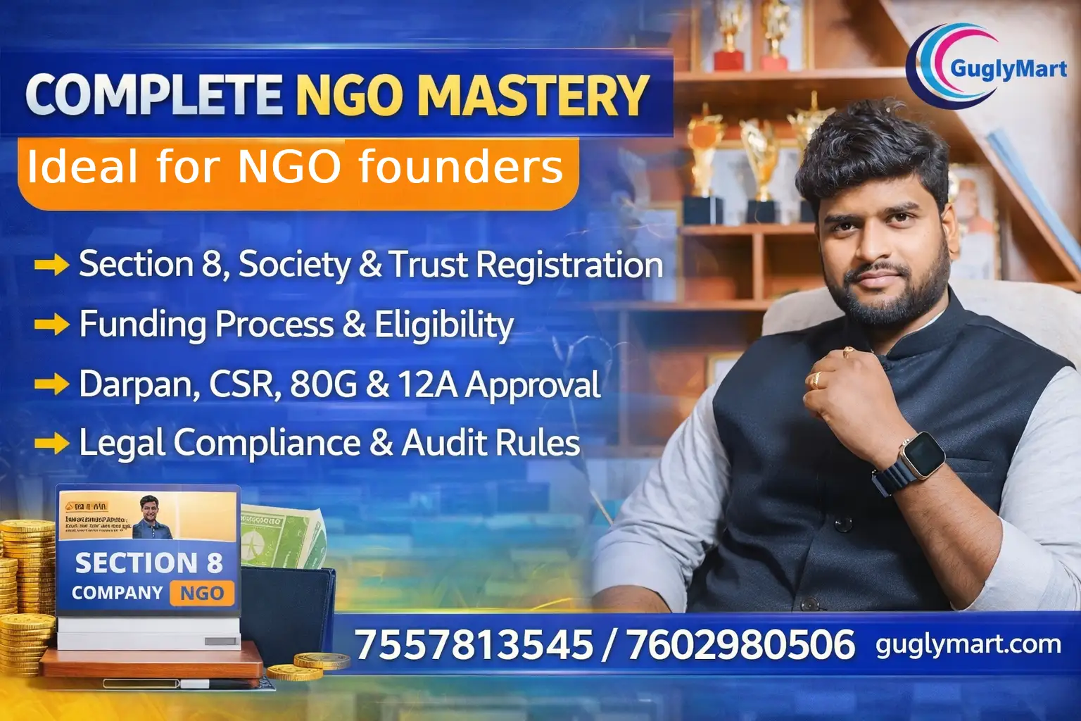 NGO Project & Funding Masterclass – Step-by-Step Guide (India)